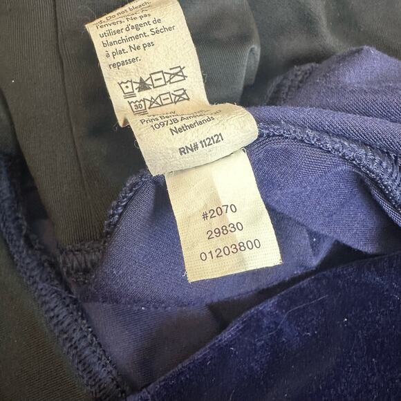 Spanx Blue Velvet Leggings sz Large - Picture 11 of 11